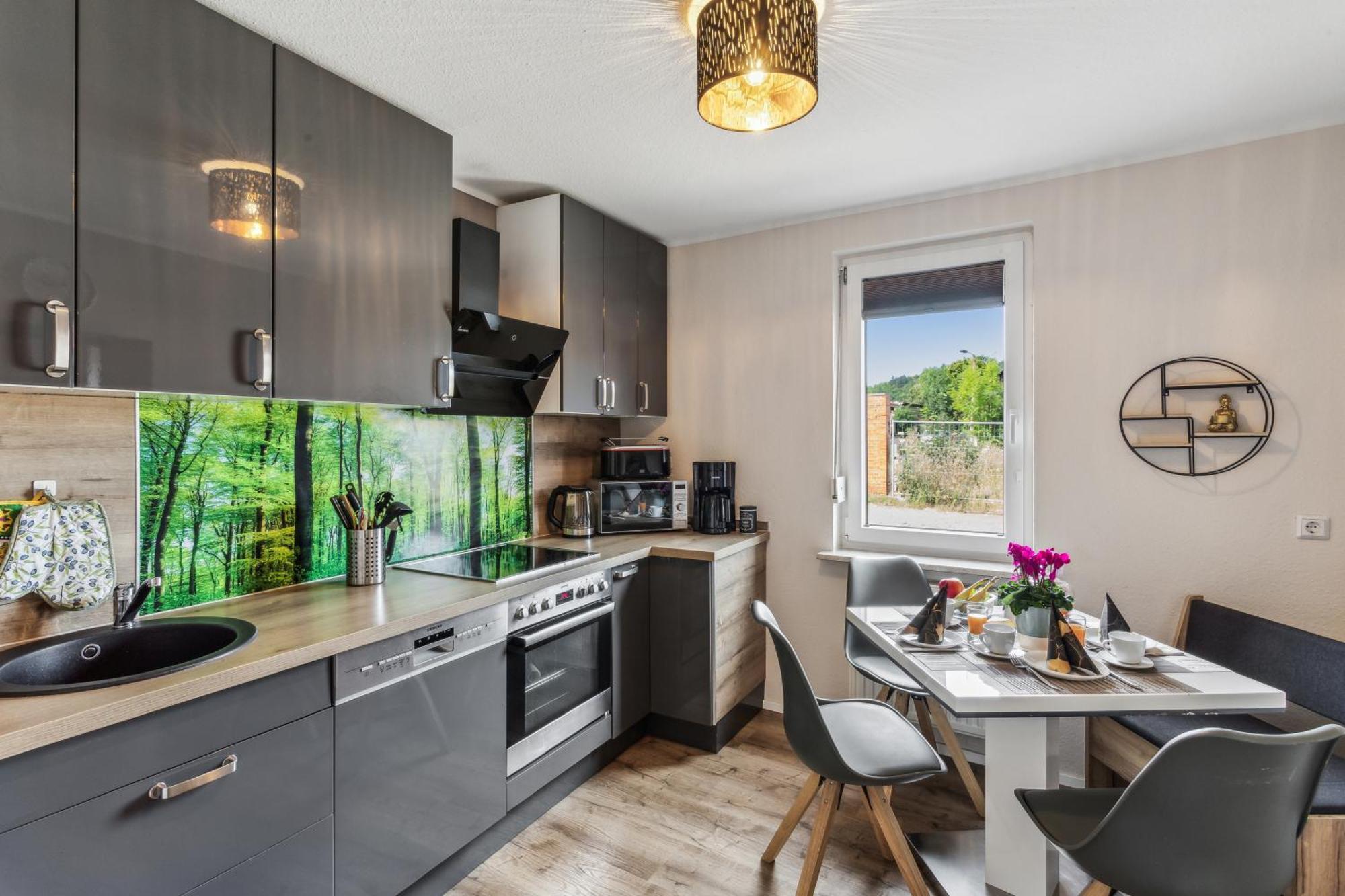 Apartment Edelharz Center Thale - Grill & Garden Exterior foto
